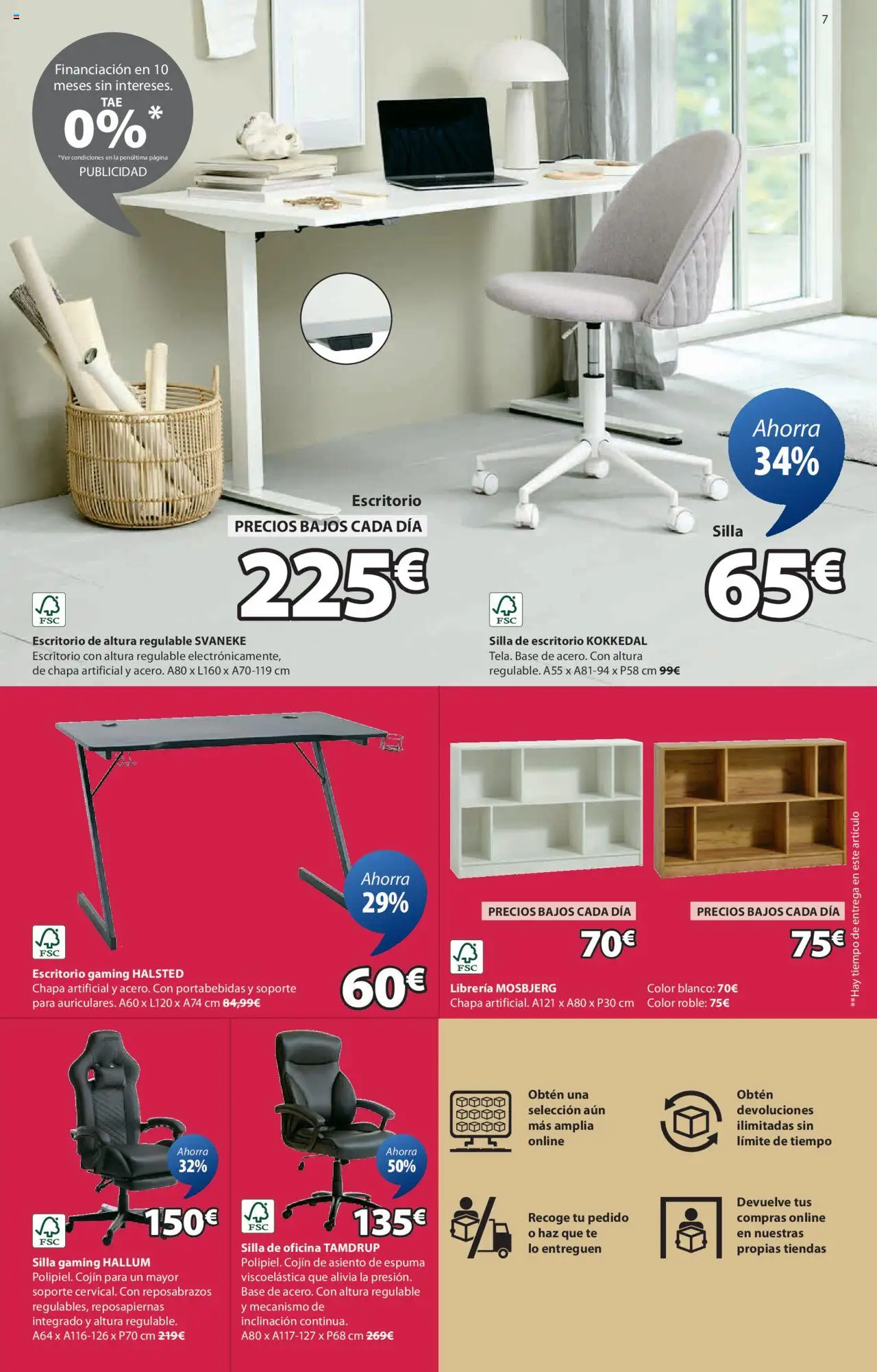 JYSK Grandes ofertas │ válido desde el 31.07.2025 | Página: 8 | Productos: Té, Cojín, Silla de escritorio, Silla