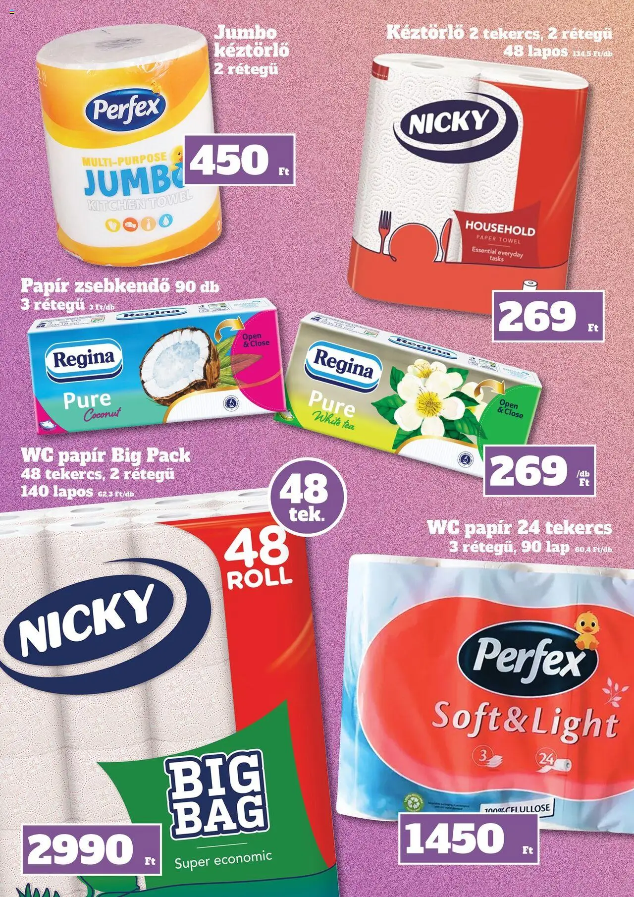 Family Diszkont akciós ujság - amely érvényes a következő dátumtól: 11.09.2025 | Oldal: 27 | Termékek: WC, Wc papir, Tea
