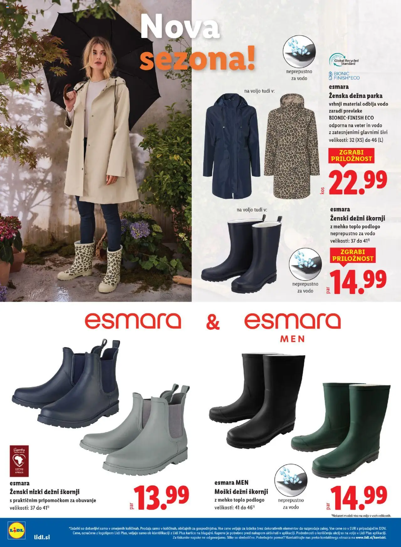 Novi Lidl katalog ponudbe – veljaven od 11.09.2025 | Stran: 52 | Izdelki: Škornji