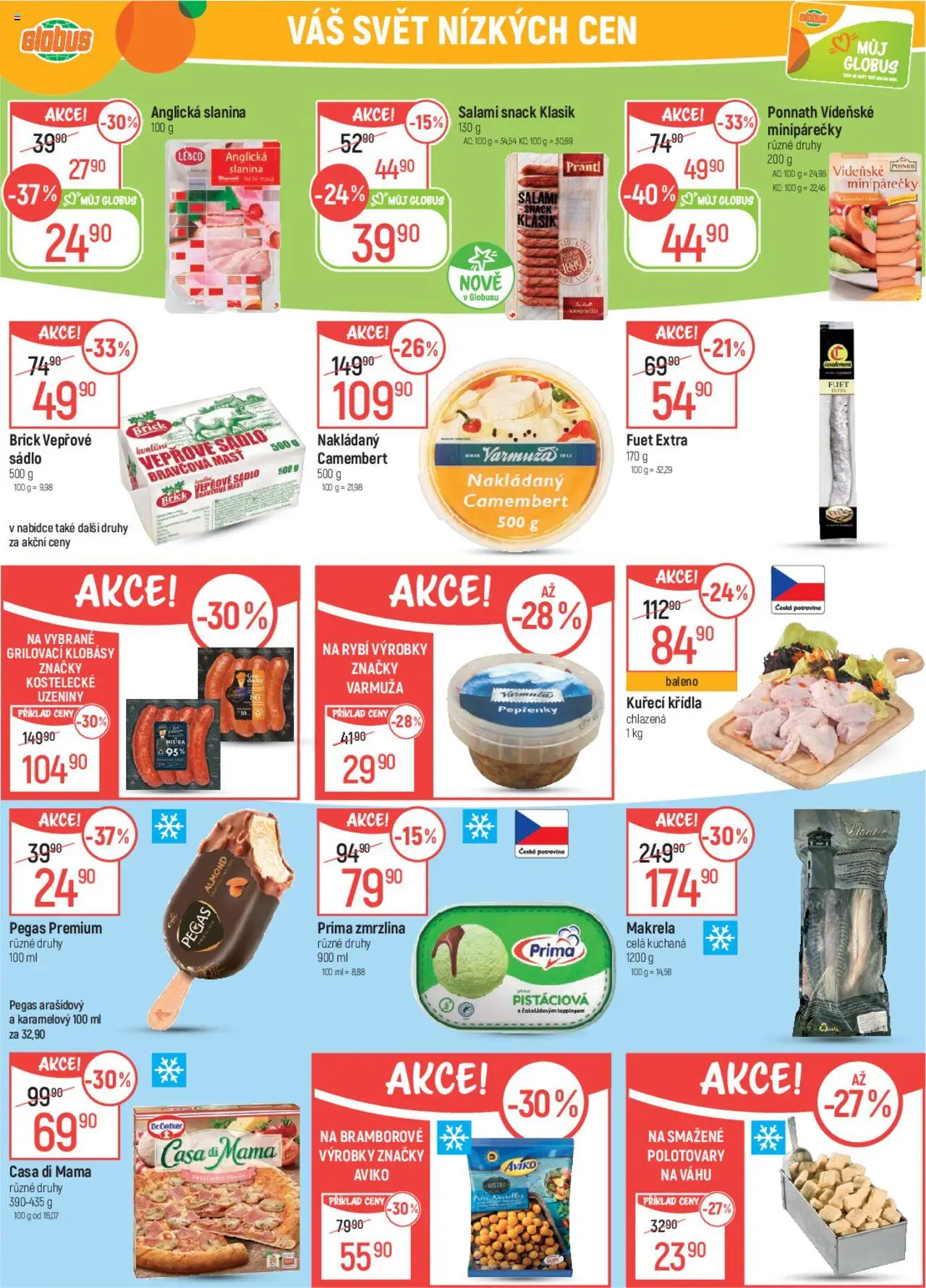 Globus leták od 03.09.2025 | Strana: 19 | Produkty: Sádlo, Fuet Extra, Slanina, Camembert