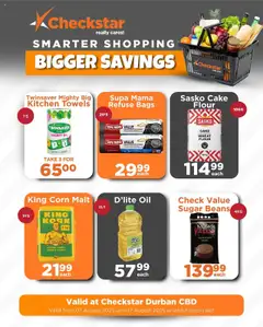 Check Star Specials │ valid from 07.08.2025 | Page: 4 | Products: Corn, Oil, Refuse bags, Sugar