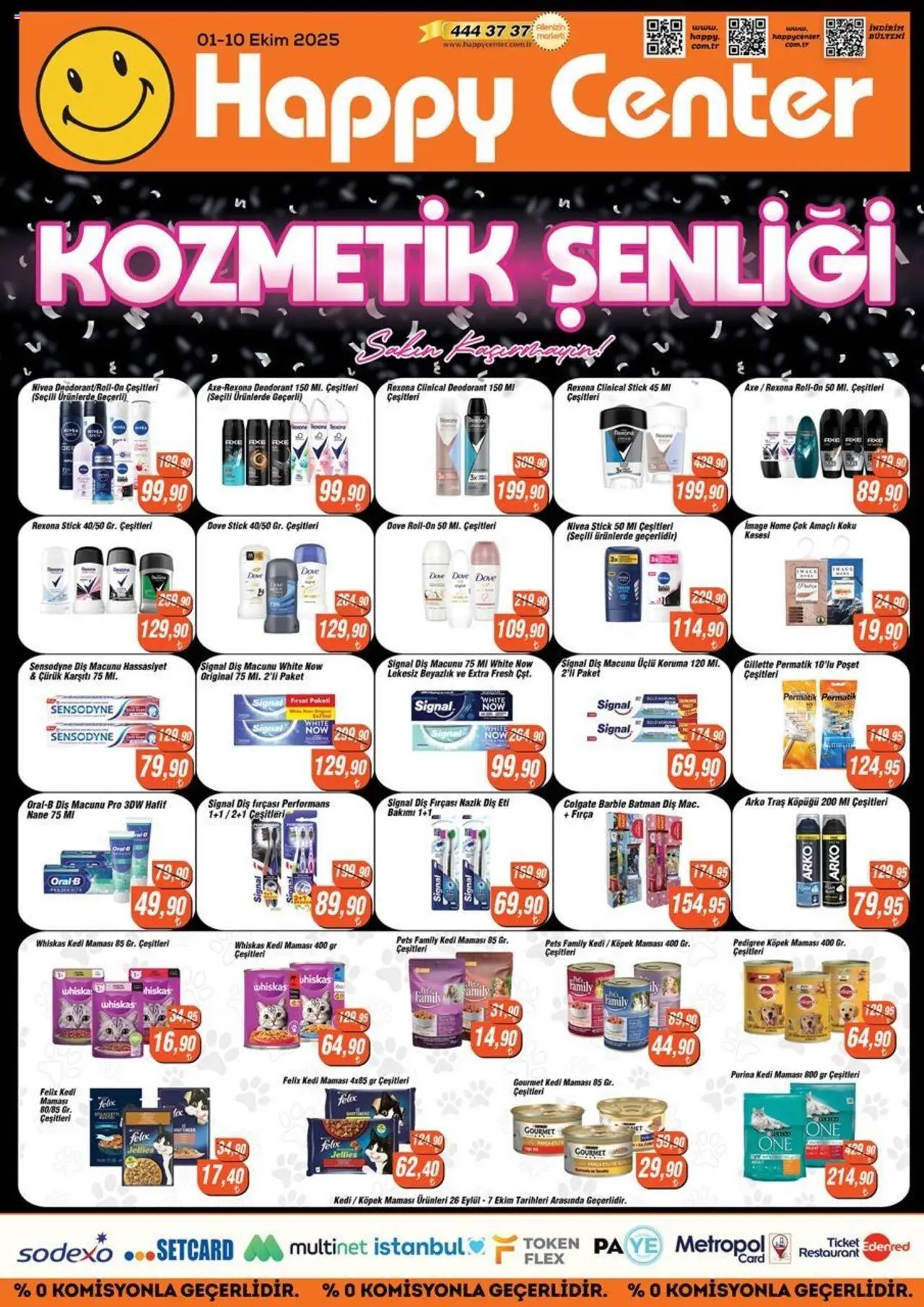 Happy Center Katalog - 01.10.2025 tarihinden itibaren geçerlidir | Sayfa: 2 | Ürünler: Deodorant, Diş macunu, Diş fırçası, Nane