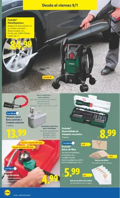 Vista previa Lidl folleto de bazar válido desde el 05.01.2026 | Página: 16 | Productos: Hidrolimpiadora, Manguera, Ρούτερ