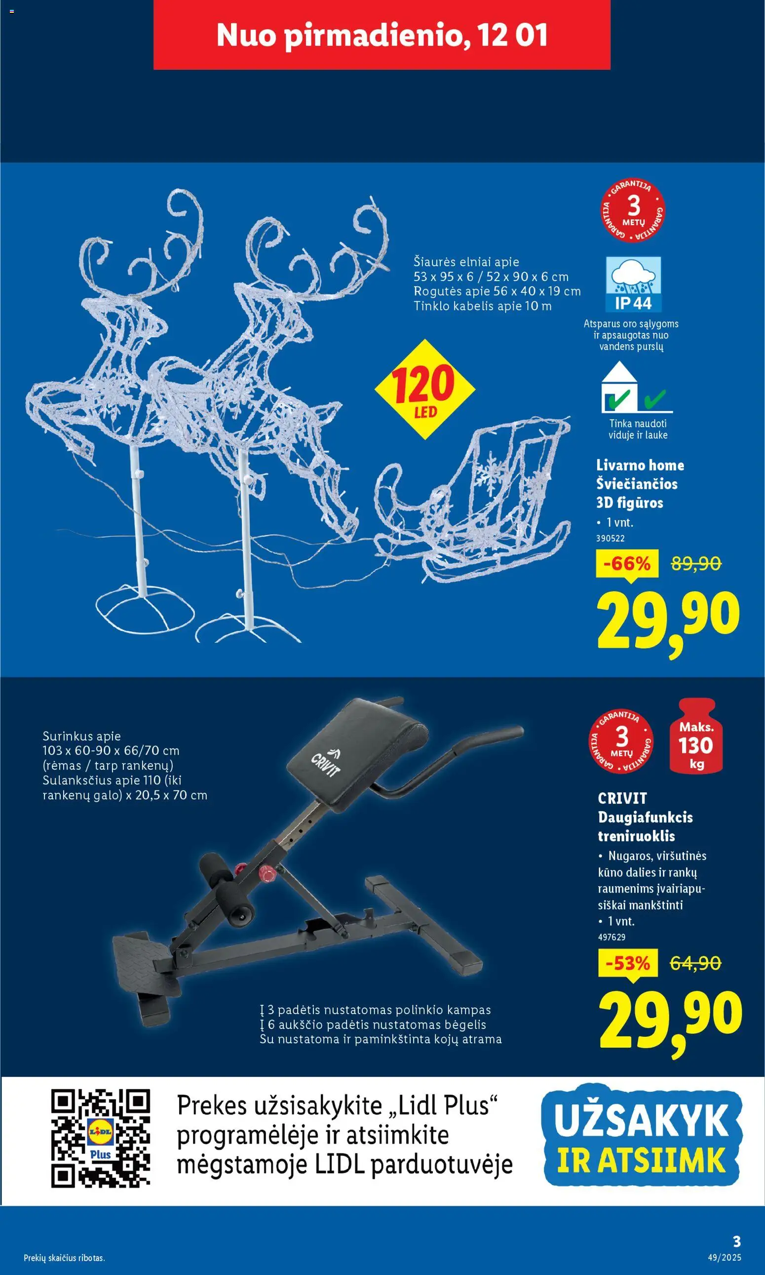 LIDL akcijos nuo 01.12.2025 | Puslapis: 3 | Prekių: Kabelis