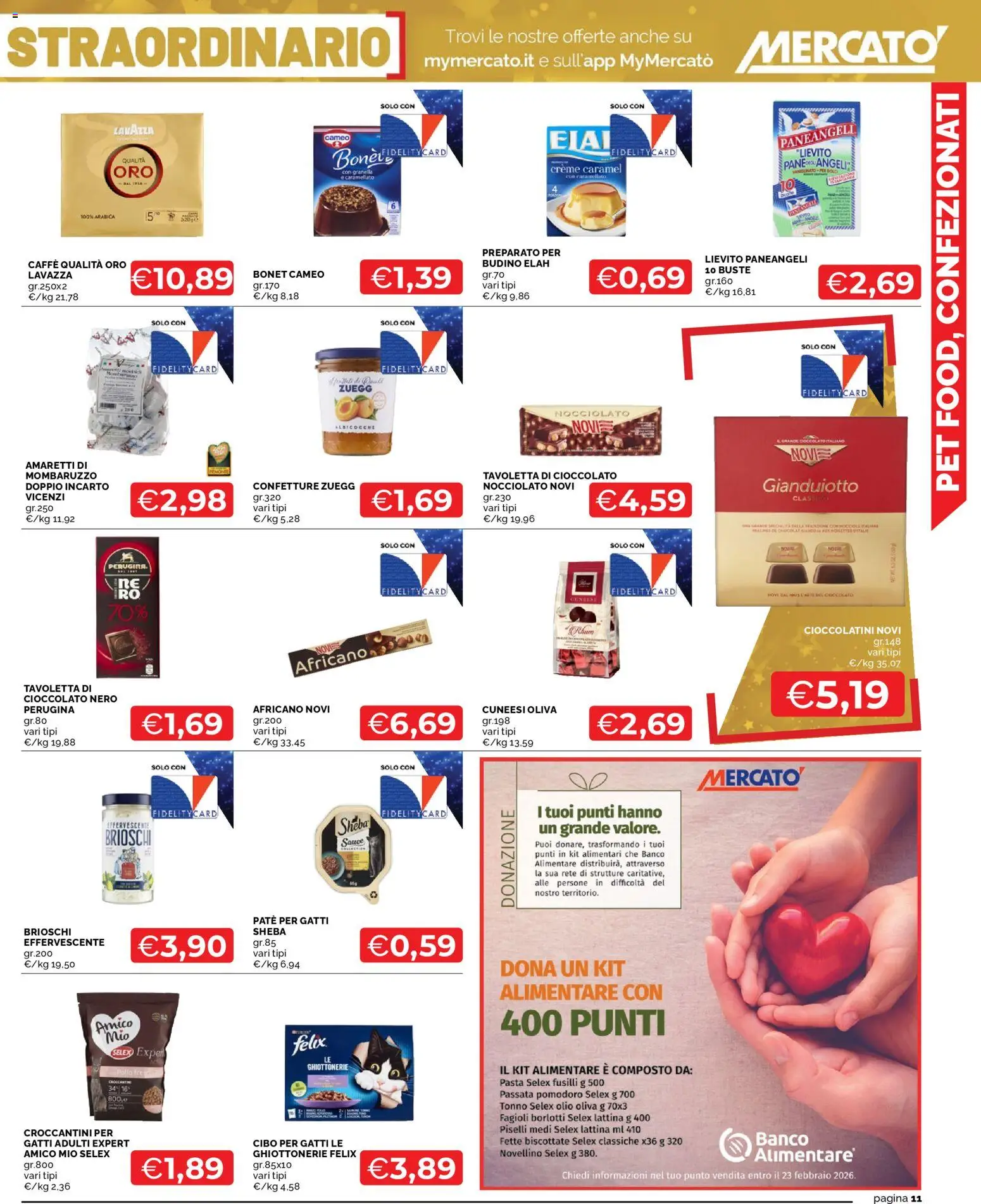 Volantino Mercatò del 15.12.2025 | Pagina: 11 | Prodotti: Paté, Pollo, Pomodoro, Tonno