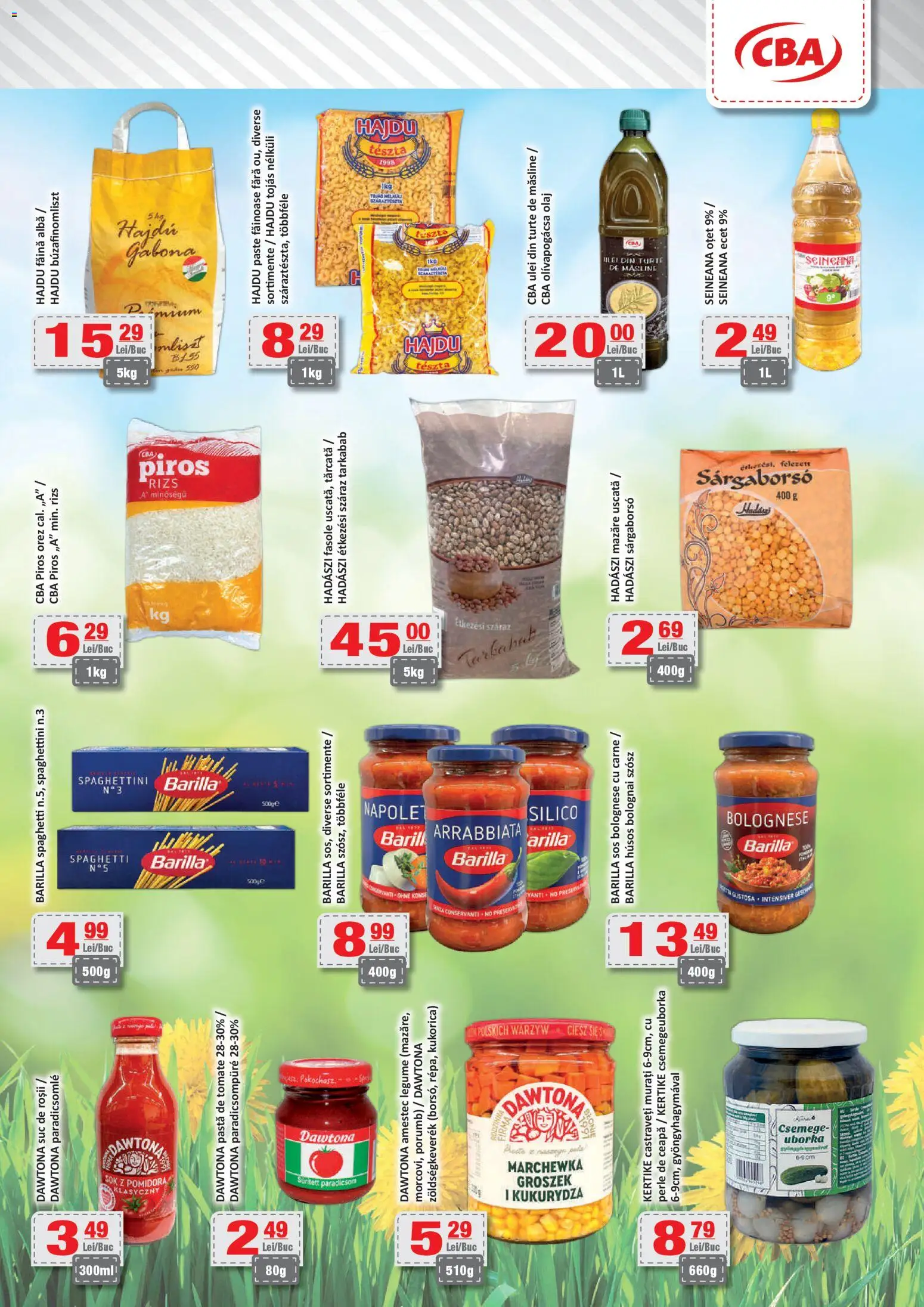Noul catalog CBA – valabil de la 08.05.2026 | Pagină: 5 | Produse: Mazăre, Roșii, Paste, Ceapă