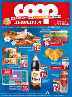COOP Jednota leták platný od 19.02.2026