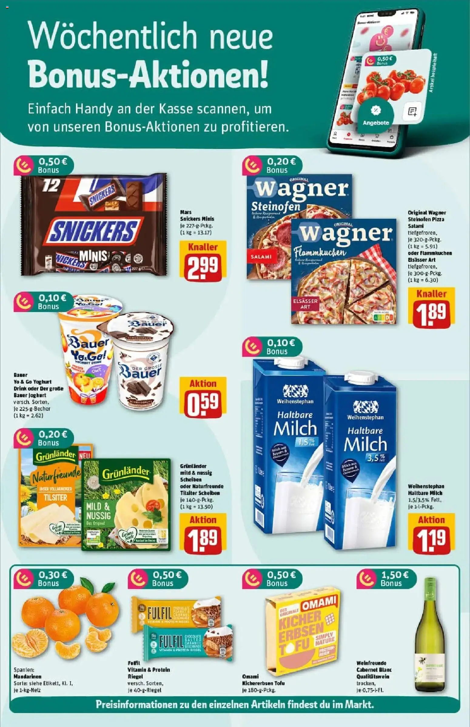 Rewe prospekt Hildesheim	 – gültig ab 26.01.2026 | Seite: 2 | Produkte: Joghurt, Bauer joghurt, Mandarinen, Grunlander