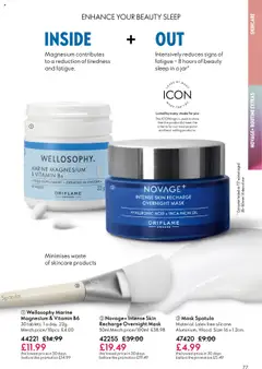 Preview of Oriflame - Offers valid from 22.10.2025 | Page: 77 | Products: Mask, Oil