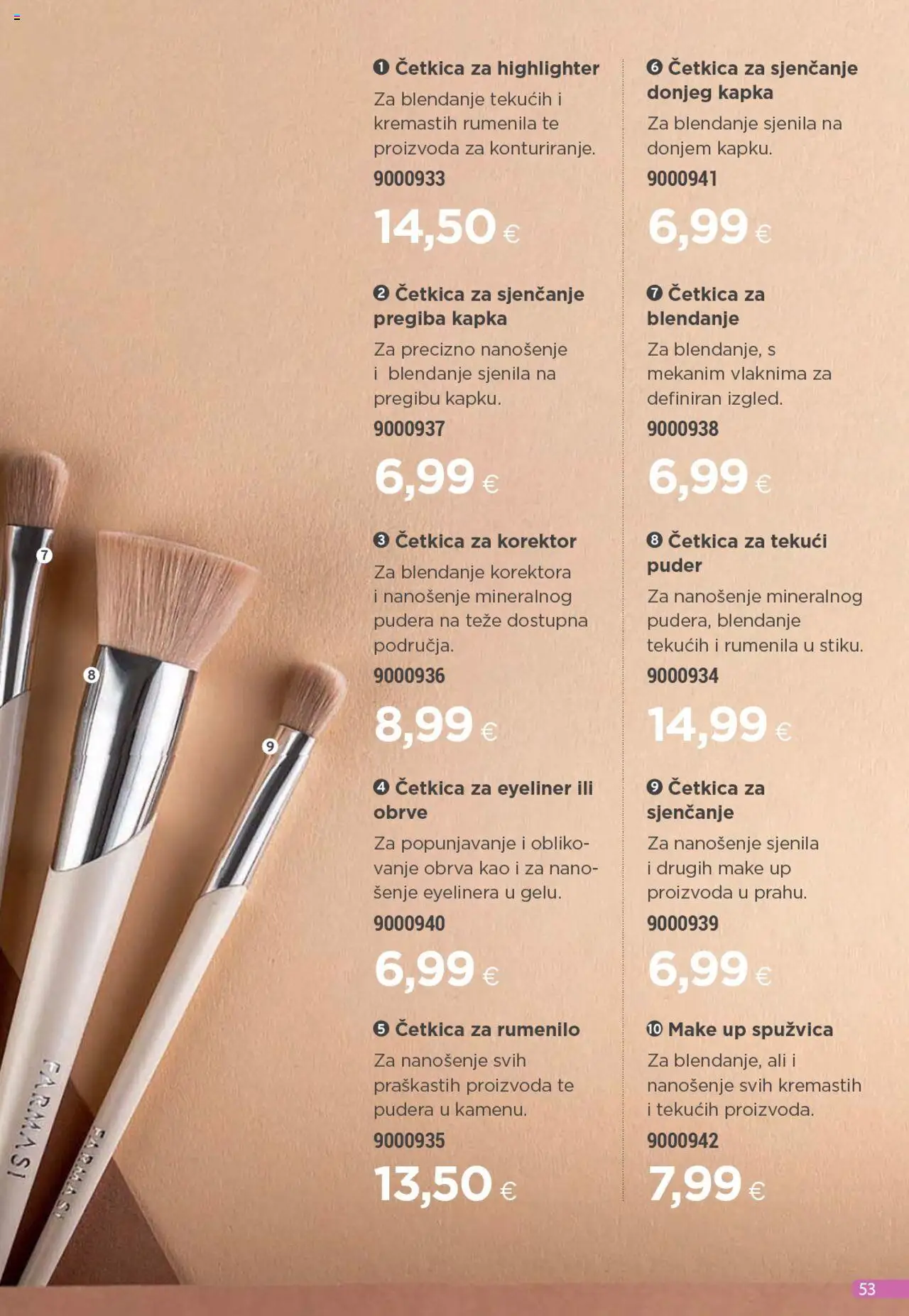 Farmasi katalog | vrijedi od 01.08.2025 | Stranica: 53 | Proizvodi: Puder, Rumenilo, Korektor