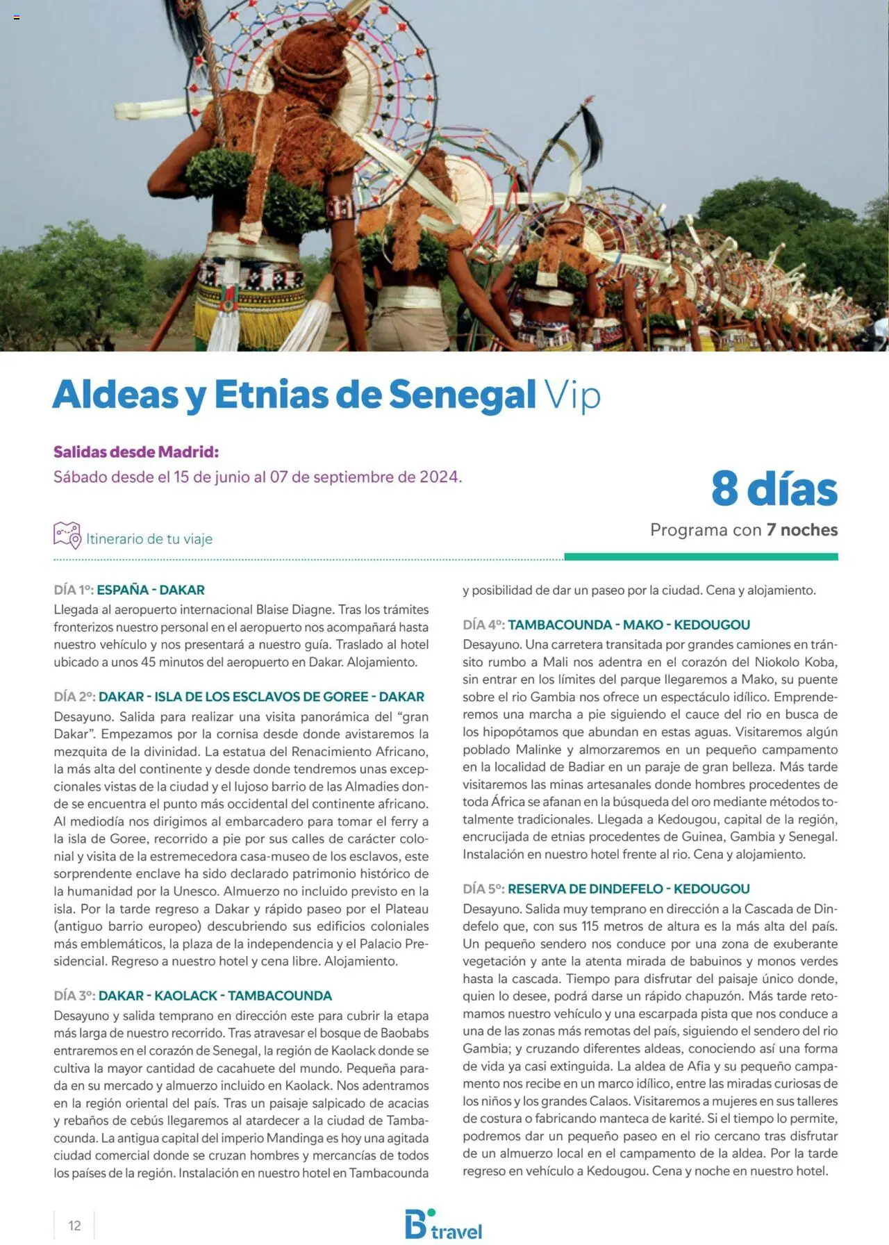 B the travel brand Senegal  │ válido desde el 26.04.2024 | Página: 12 | Productos: Manteca, Marco