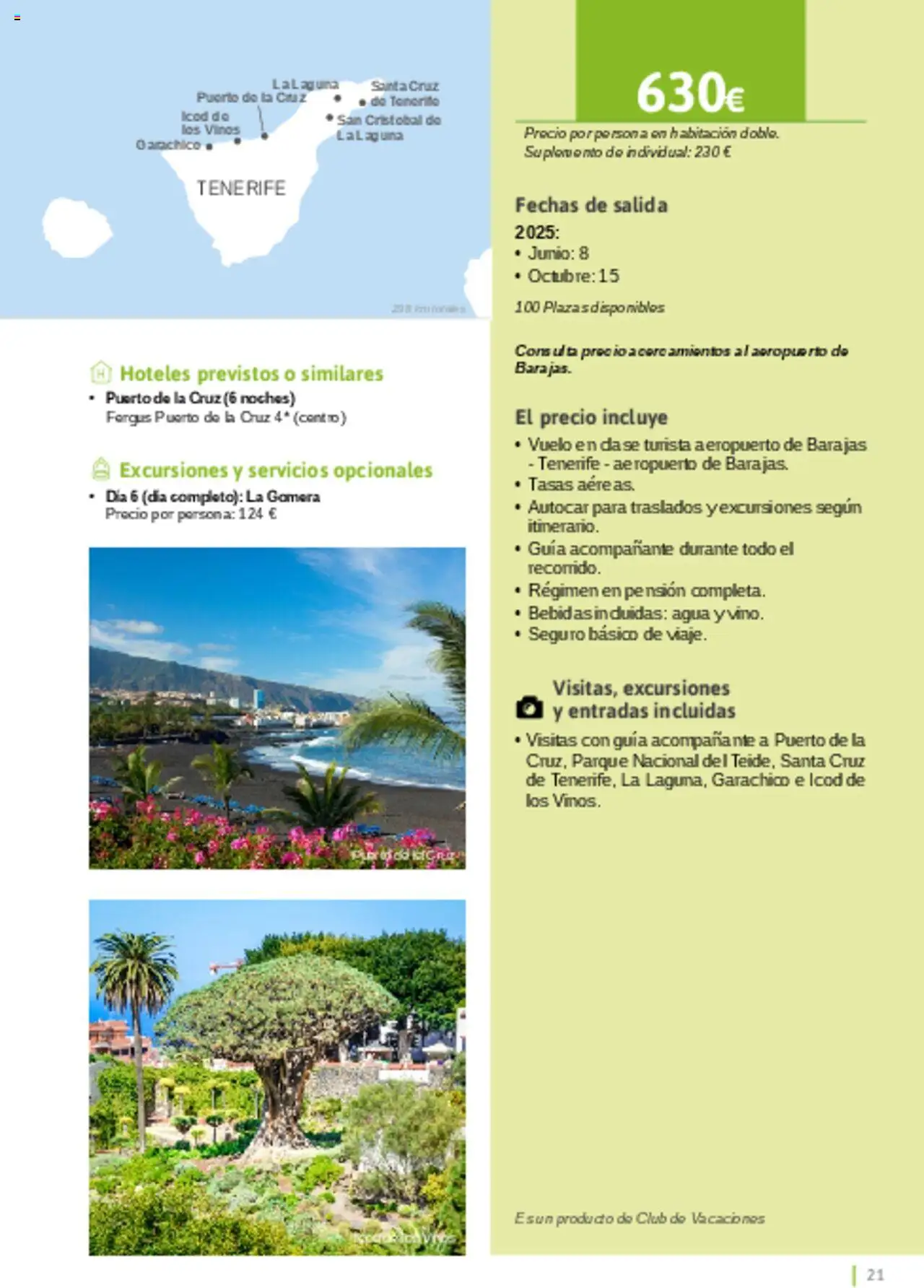 Viajes El Corte Inglés - Catálogo Turismo Social Castilla La Mancha │ válido desde el 03.02.2025 | Página: 21