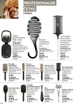 Pro Vent četka, ABS, aluminijum, najlon. obložena keramikom; glava četke: 4,5 x 13 cm; drška: dužine 12cm - pregled AVON kataloga - važi od 28.02.2026 | Strana: 176