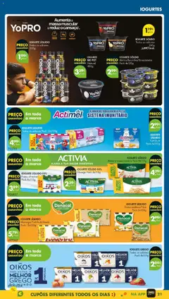 IOGURTE LÍQUIDO, Todos os sabores 300g │ válido de 09.09.2025 | Página: 25 | Produtos: Aveia, Massa, Iogurte liquido, Proteina