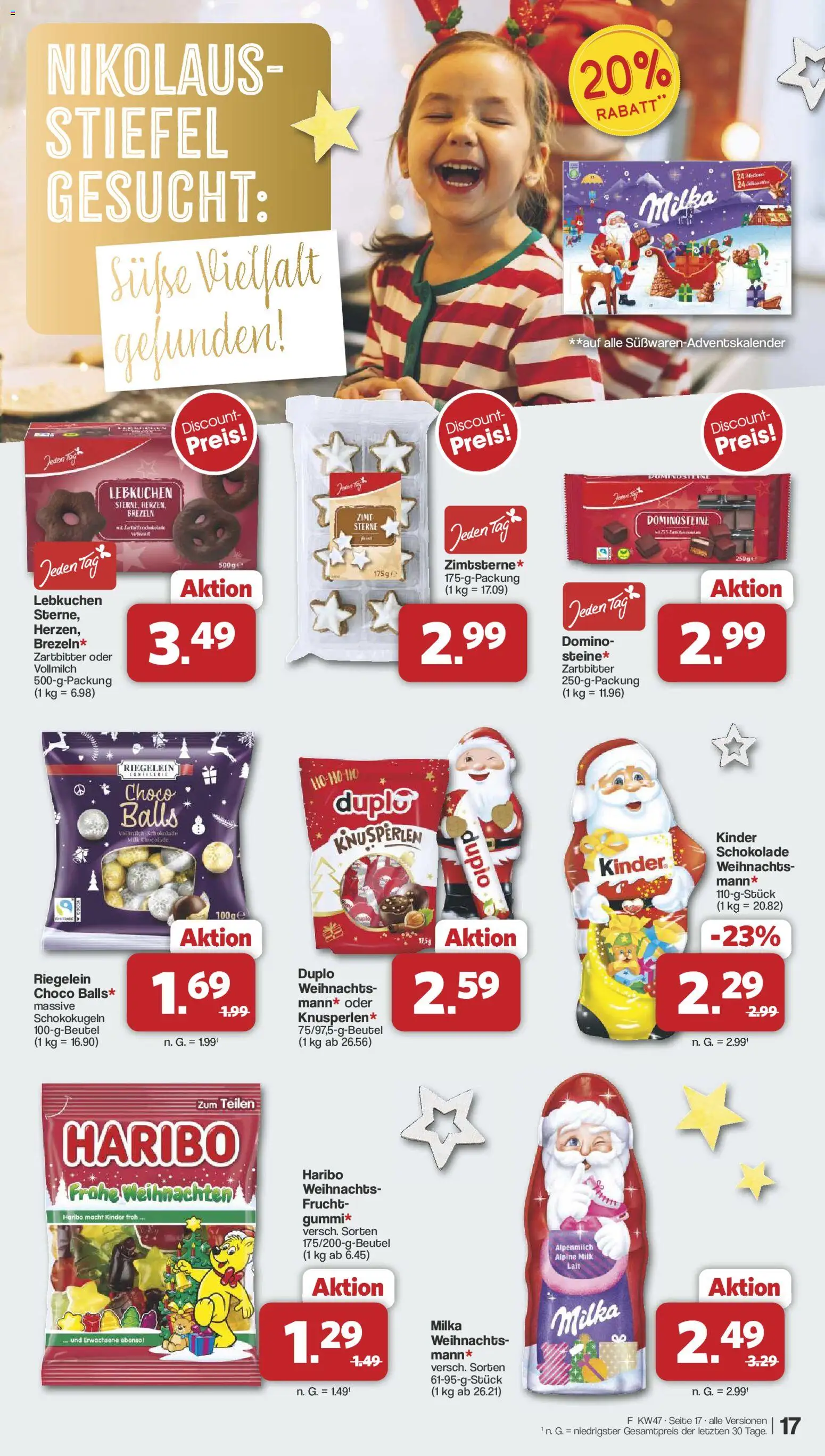 Famila Nordwest - Black Friday – gültig ab 17.11.2025 | Seite: 16 | Produkte: Haribo, Schokolade, Milka, Stiefel