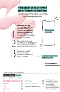 Doft, Passa på att bläddra i katalogen! - Förhandsvisning av reklamblad från butik Oriflame aktuell från 22.04.2026 | Sida: 10