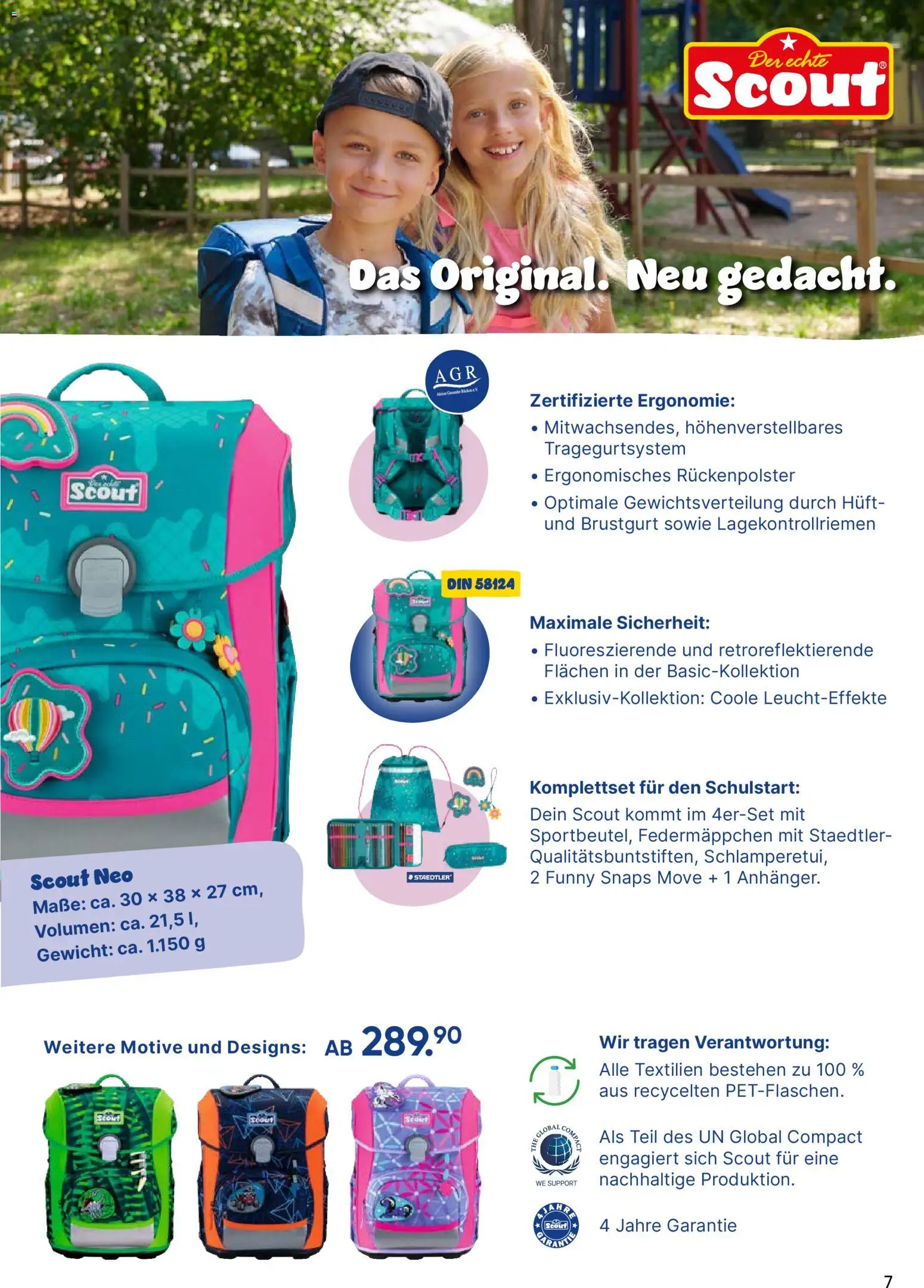 Galeria Karstadt Kaufhof Prospekt Schulranzen  	 – gültig ab 02.03.2026 | Seite: 7 | Produkte: Gewicht