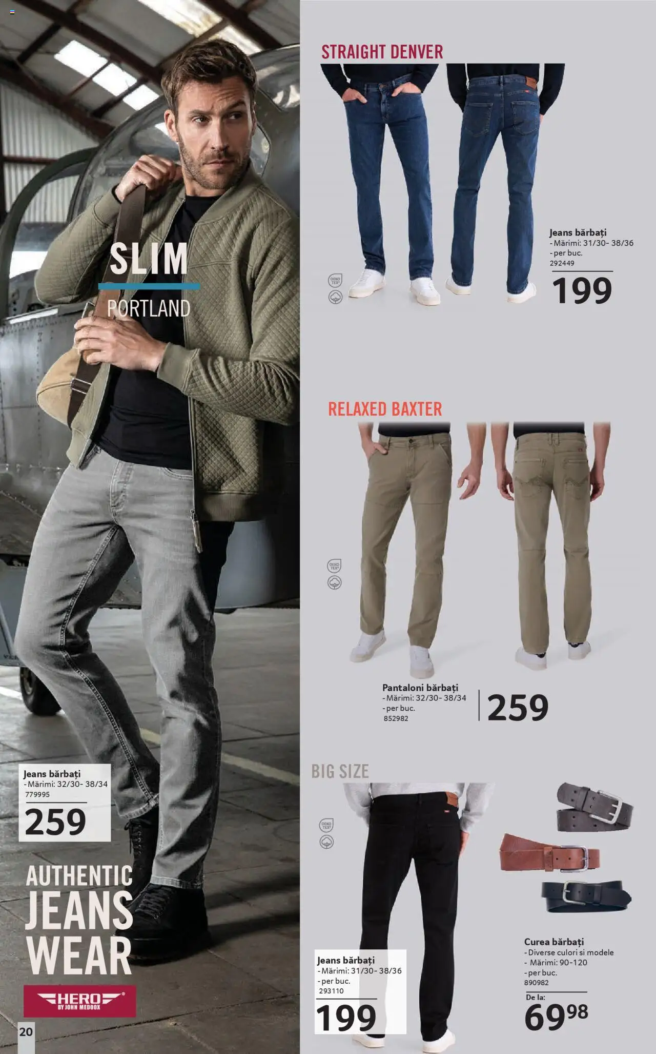 Noul catalog Selgros – valabil de la 19.09.2025 | Pagină: 20 | Produse: Curea, Pantaloni