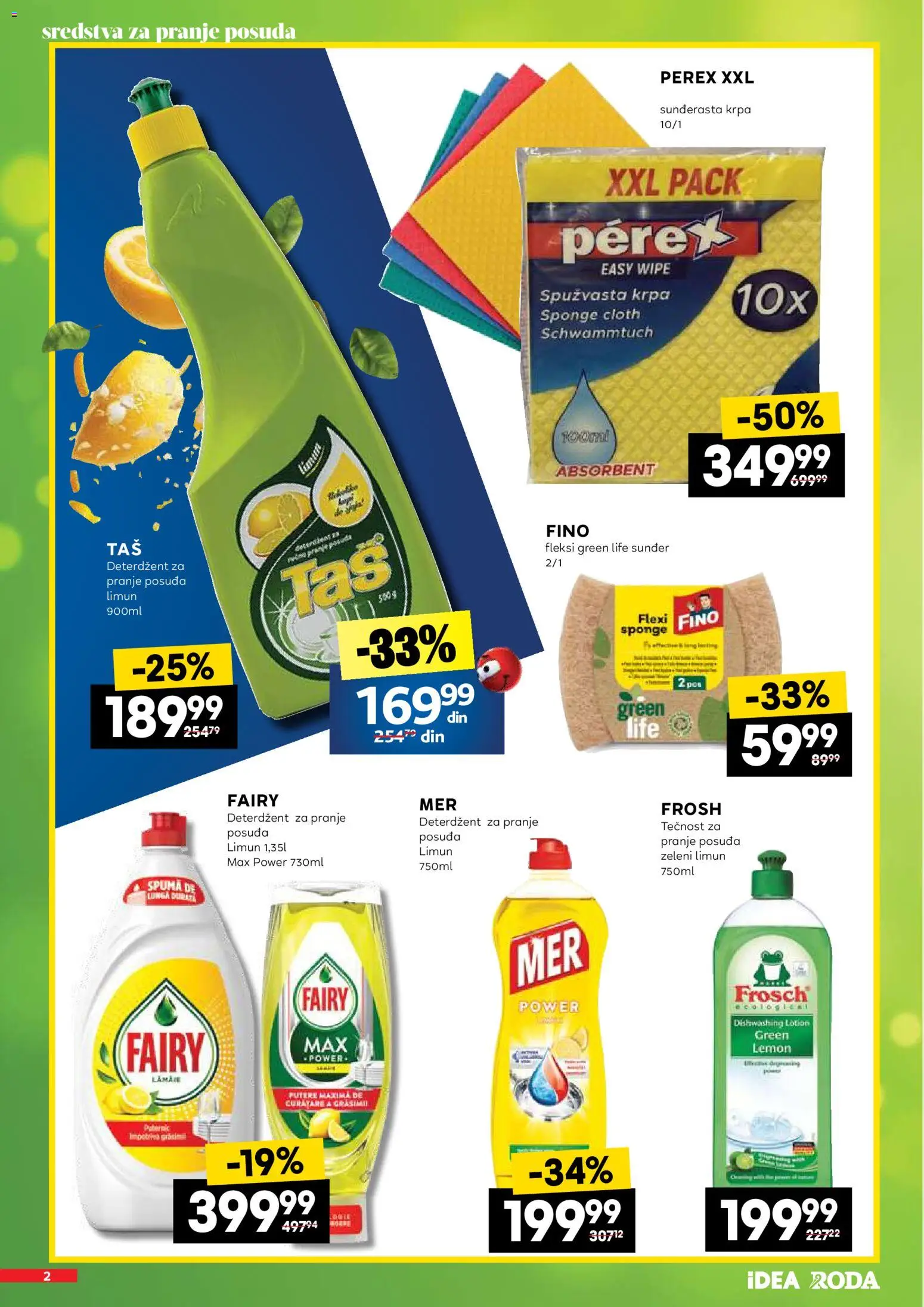 Idea katalog Neprehrane katalog - važi od 19.03.2026 | Strana: 2 | Proizvode: Deterdžent, Limun