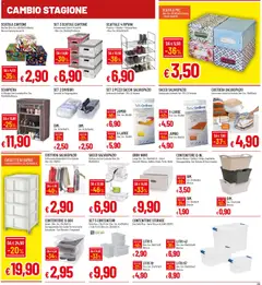 Anteprima del volantino Galassia volantino valido a partire dal 23.04.2026 | Pagina: 23 | Prodotti: Scaffale, Contenitore, Scarpiera, Cassettiera