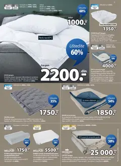 Jysk katalog - pregled Jysk kataloga - važi od 11.03.2026 | Strana: 15 | Proizvode: Jastuk, Jorgan