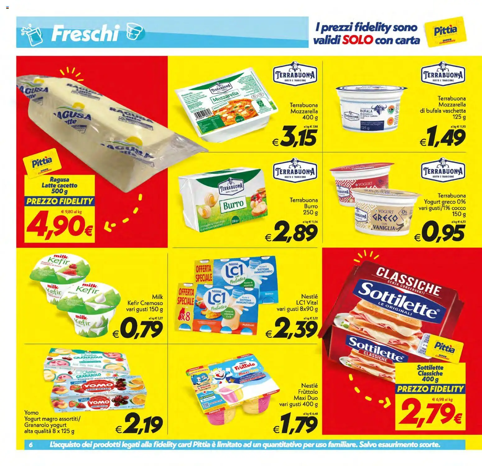Volantino SuperConveniente del 05.01.2026 | Pagina: 6 | Prodotti: Mozzarella, Latte, Burro, Cocco