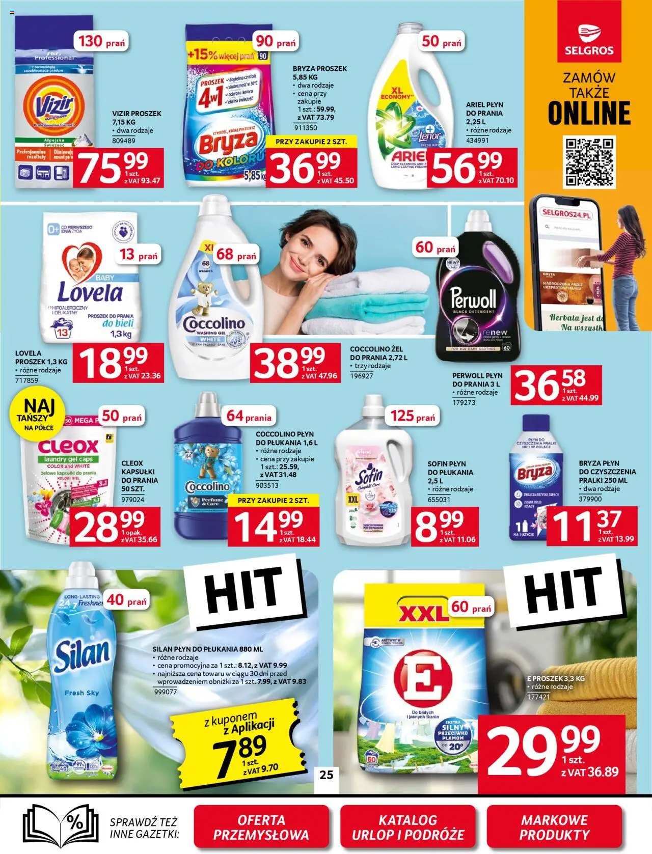 Selgros cash&carry Gazetka od 18.06.2025 | Strona: 25 | Produkty: Cleaner, Coccolino, Zapach, Proszek do prania