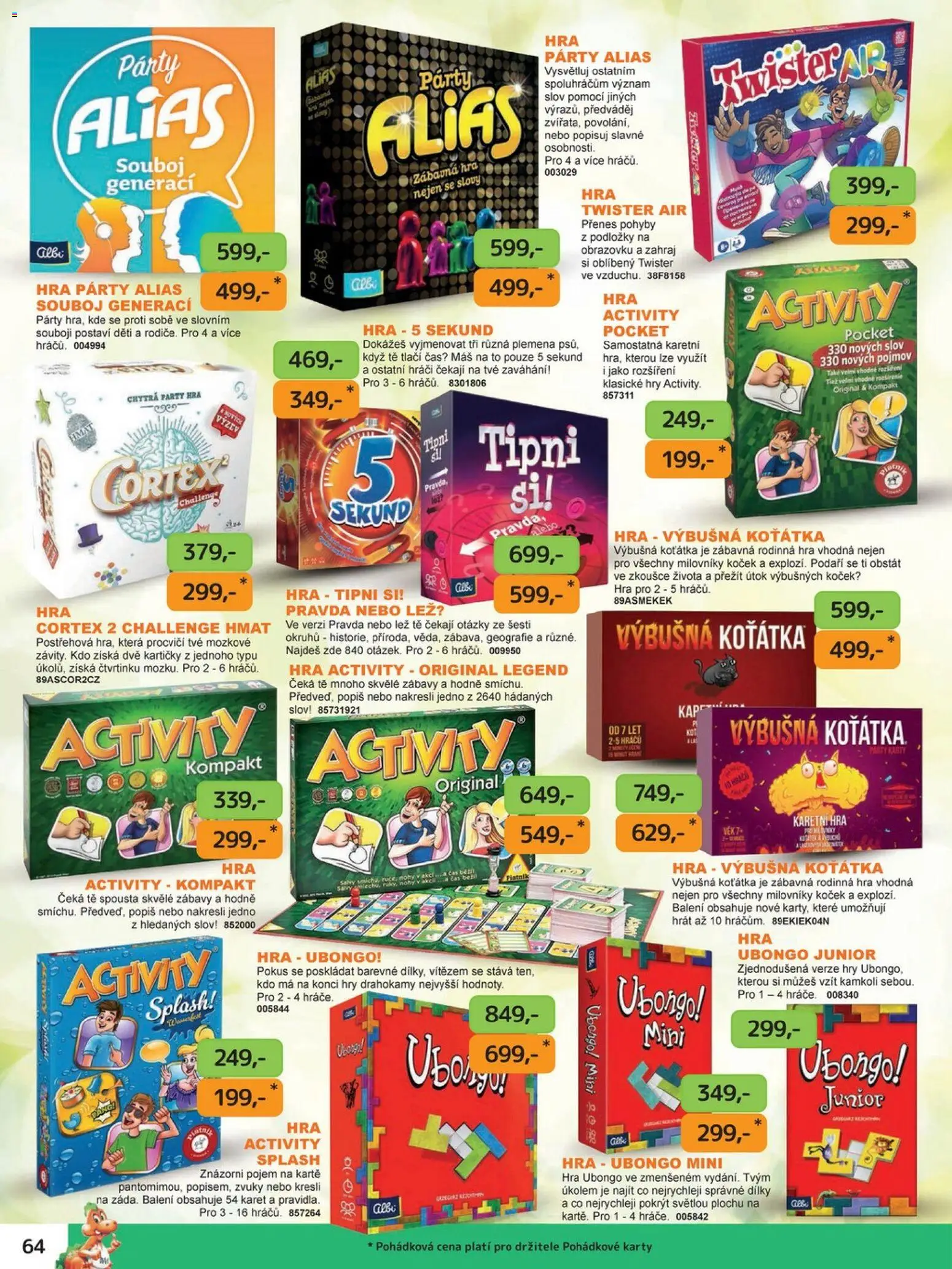 Dráčik leták od 03.10.2025 | Strana: 72 | Produkty: Hra, Karty