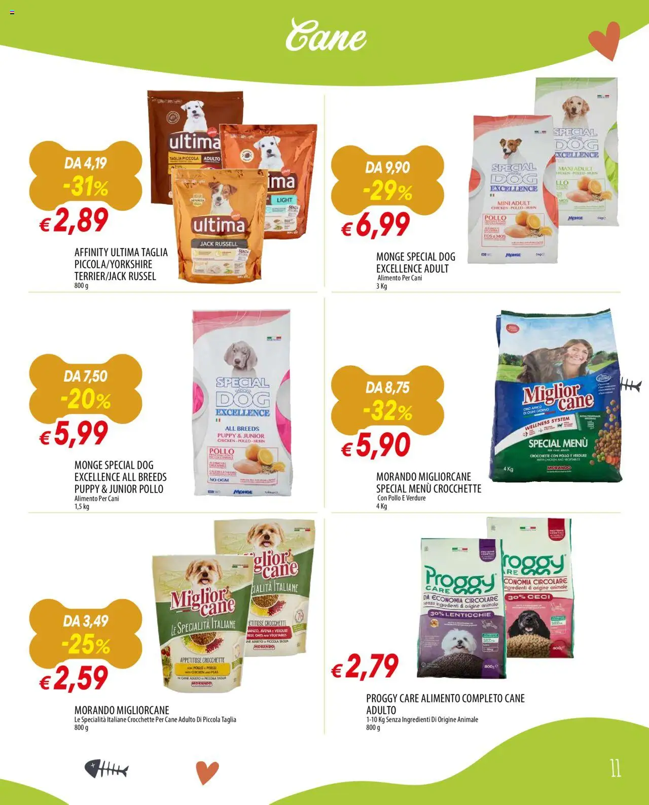 Volantino Galassia del 16.10.2025 | Pagina: 11 | Prodotti: Pollo, Lenticchie, Crocchette, Piselli