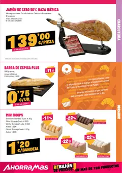 Vista previa AhorraMas folleto válido desde el 08.01.2026 | Página: 9 | Productos: Pan, Jamón, Té, Bandeja