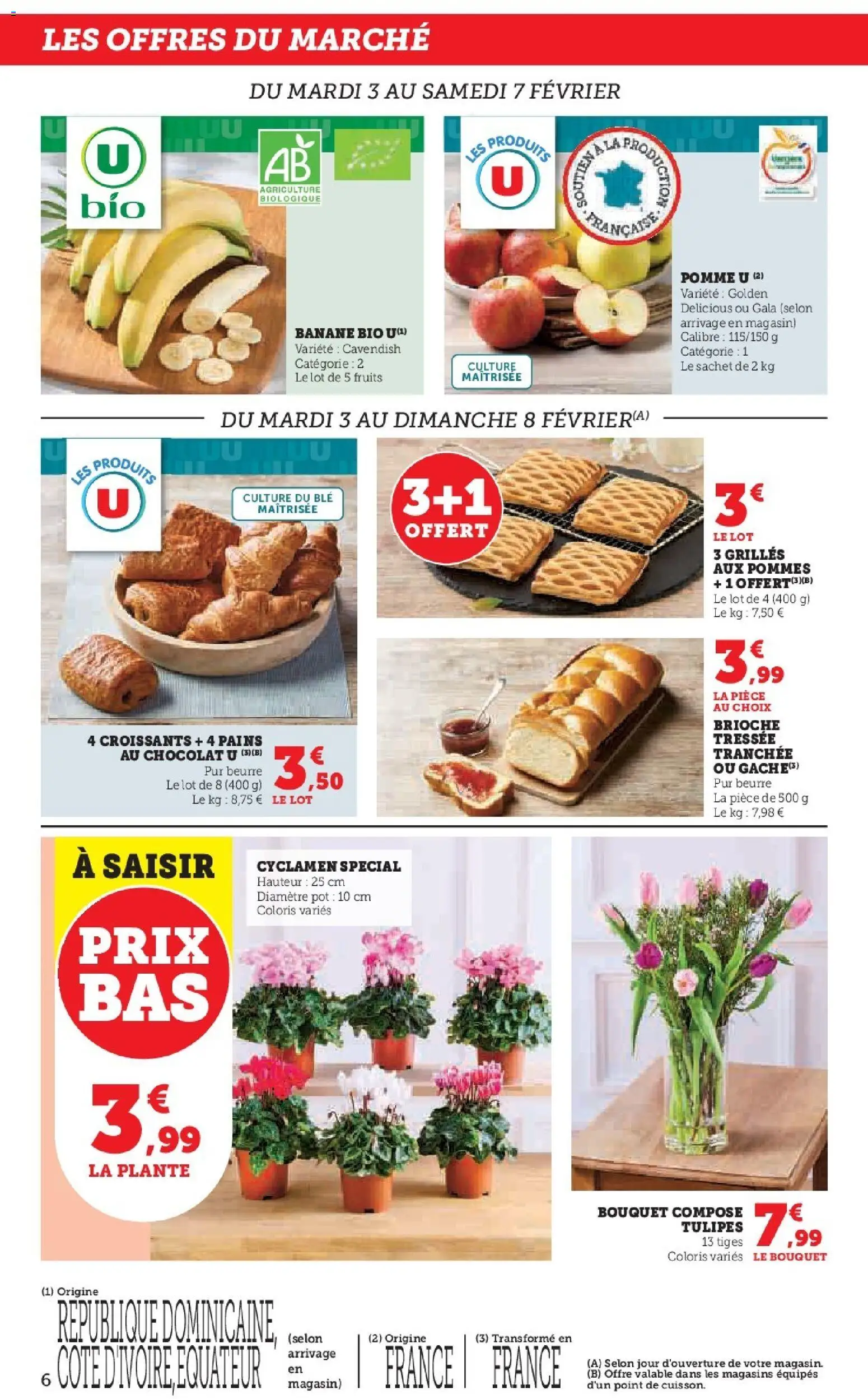 {H1} | Page: 6 | Produits: Pomme, Tulipes, Banane, Pommes