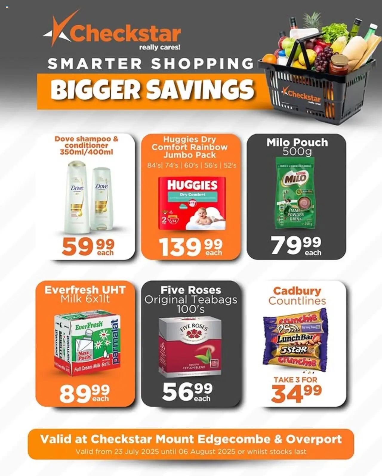 Check Star Specials │ valid from 23.07.2025 | Page: 2 | Products: Milk, Powder, Shampoo, Conditioner