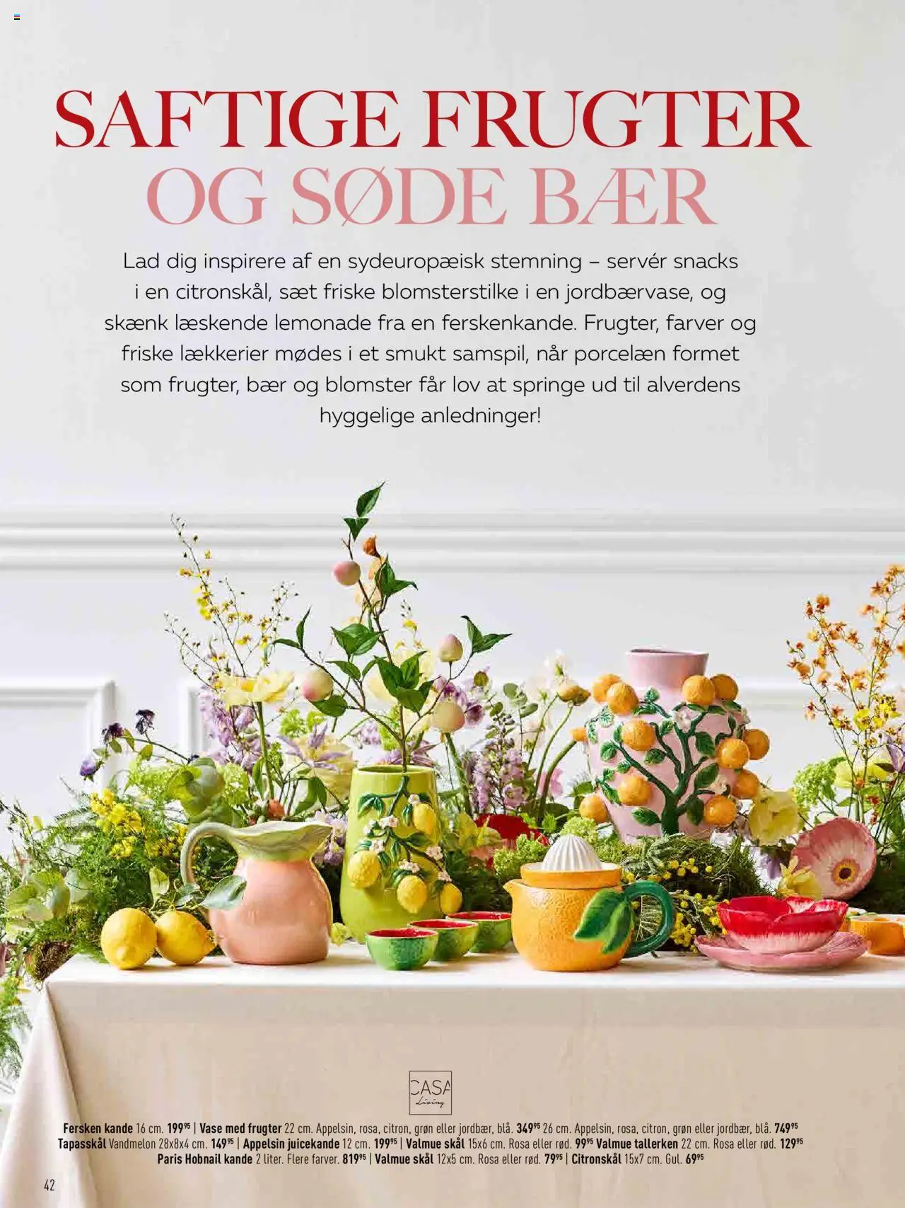 Imerco Tilbudsavis gyldig fra 13.05.2025 | Side: 42 | Produkter: Skænk, Vandmelon, Vase, Søm