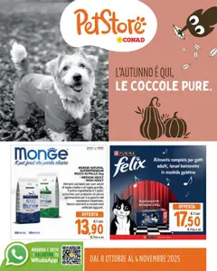 Anteprima del volantino Conad PetStore Lombardia catalogo valido a partire dal 08.10.2025
