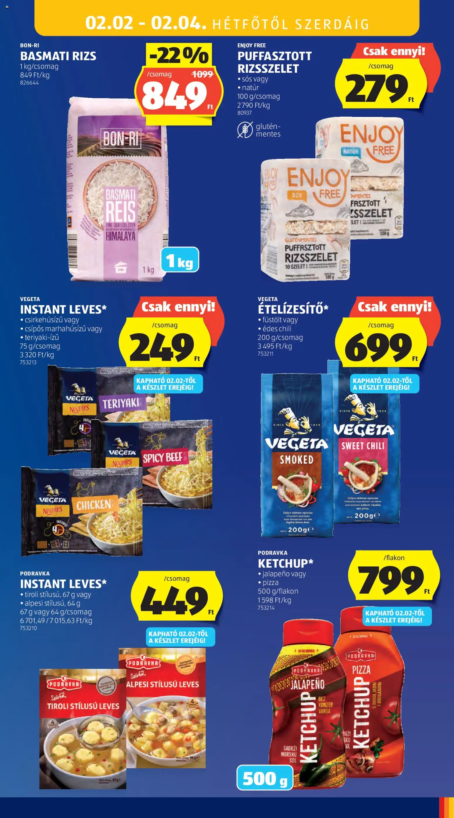 Aldi akciós ujság - amely érvényes a következő dátumtól: 29.01.2026 | Oldal: 29 | Termékek: Pizza, Rizs, Gluténmentes, Jalapeno