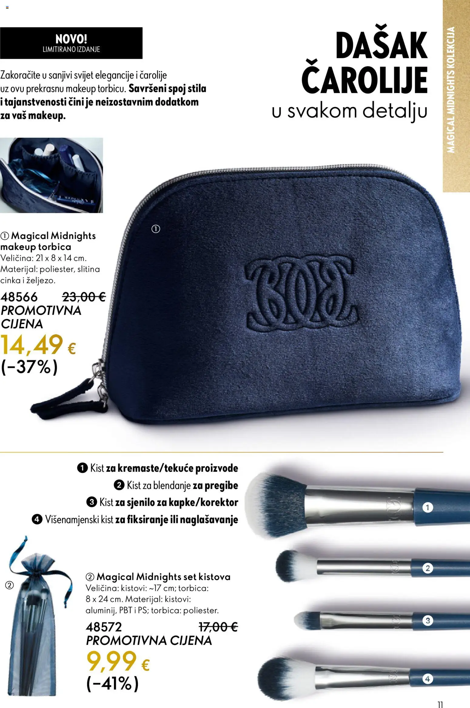 Oriflame katalog | vrijedi od 19.11.2025 | Stranica: 11 | Proizvodi: Kist, Torbica