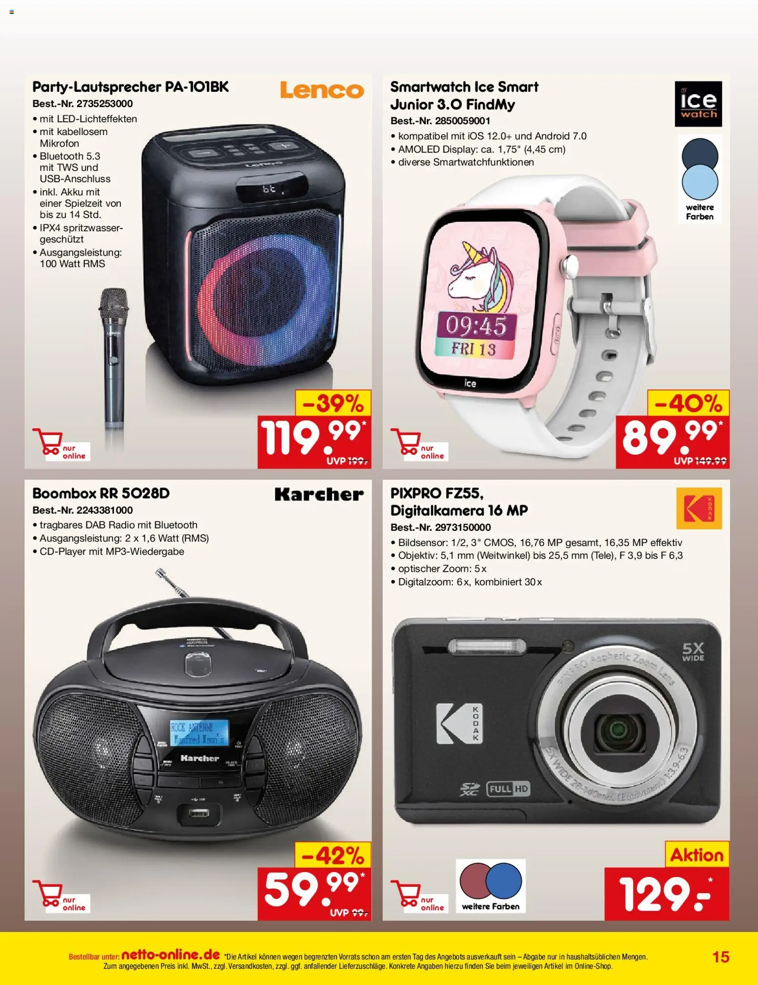 Netto Marken-Discount Online-Angebote Dezember – gültig ab 01.12.2025 | Seite: 15