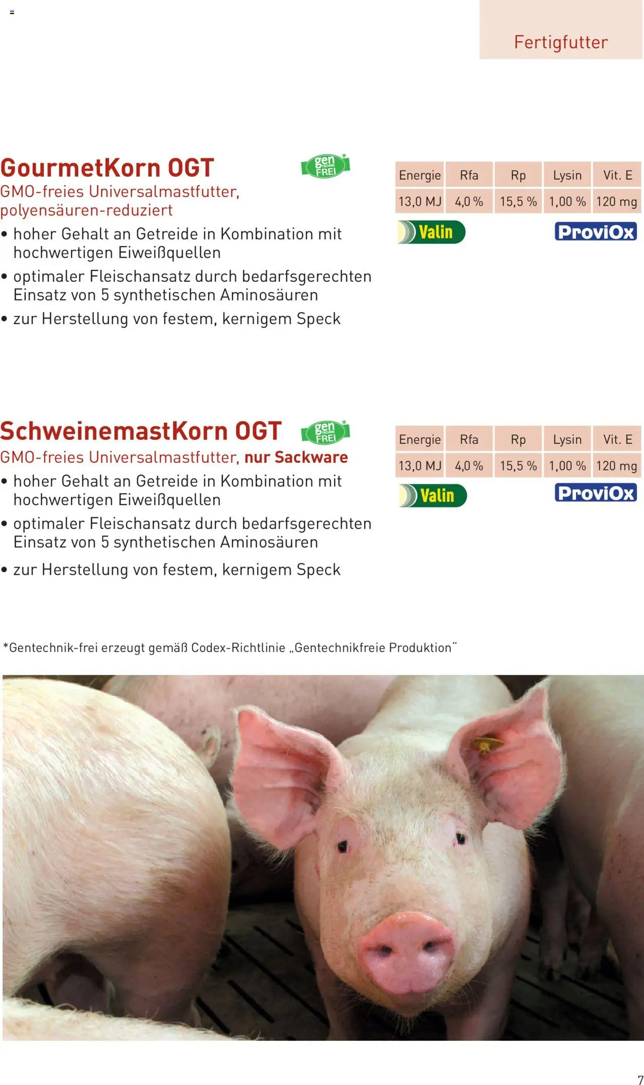 Lagerhaus  Schweinemast gültig ab 01.10.2025 | Seite: 7 | Produkte: Getreide