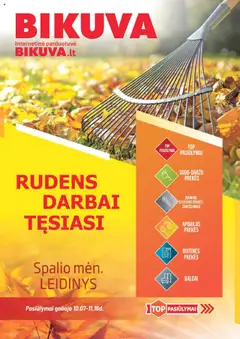 BIKUVA leidinys galioja nuo 07.10.2025
