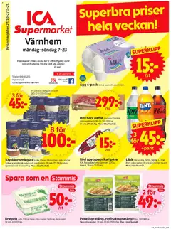 ICA Supermarket - Malmö - Förhandsvisning av reklamblad från butik ICA Supermarket aktuell från 27.10.2025