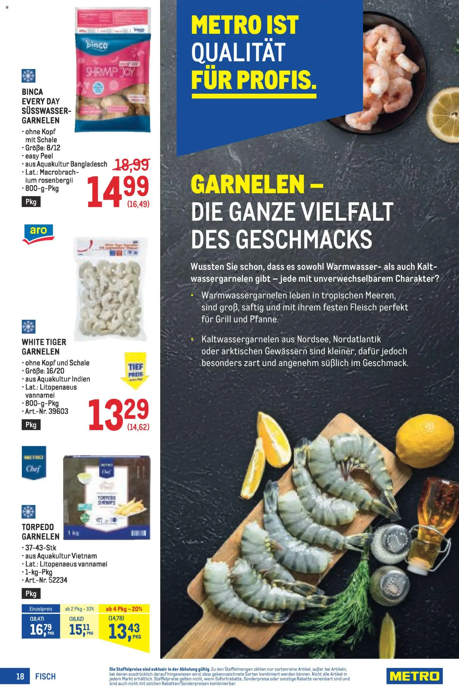 Metro angebote Profi gültig ab 13.11.2025 | Seite: 18 | Produkte: Grill, Fisch