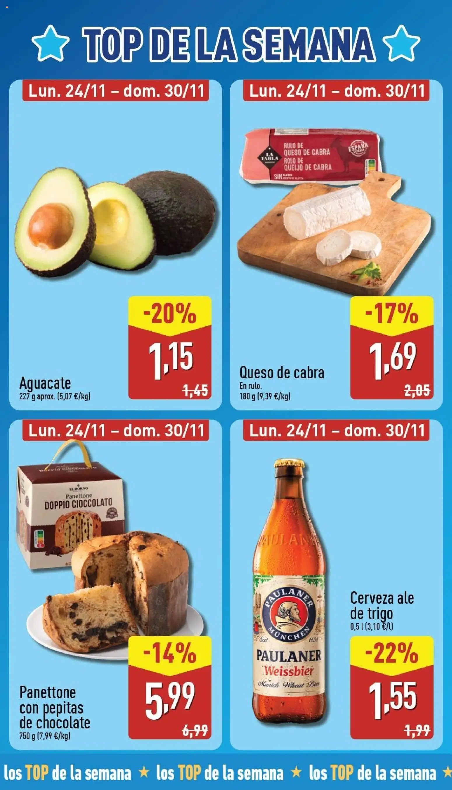 Aldi folleto Baleares │ válido desde el 24.11.2025 | Página: 2 | Productos: Queso, Chocolate, Cerveza