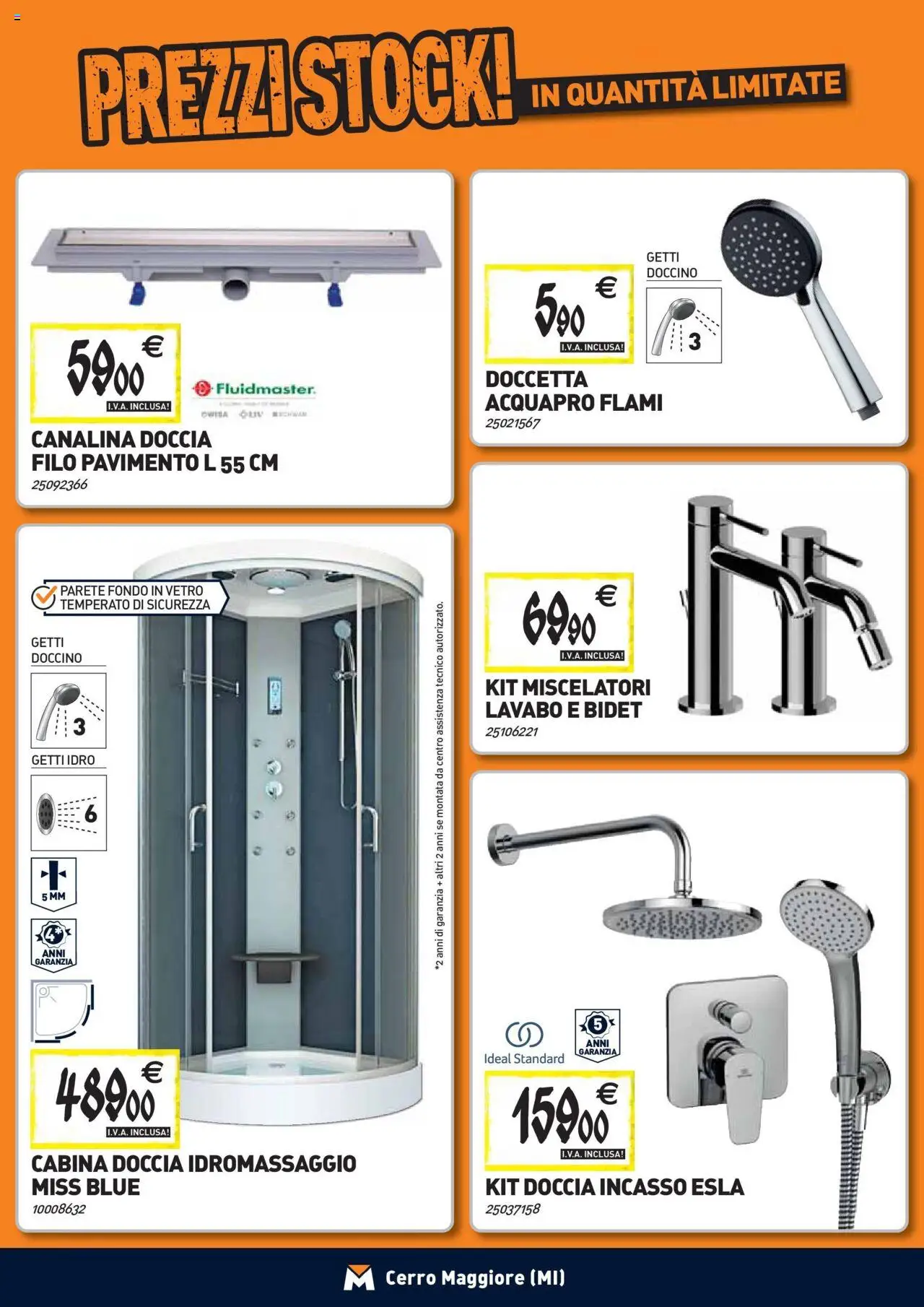 Volantino TECNOMAT del 24.09.2025 | Pagina: 3 | Prodotti: Pavimento, Doccia