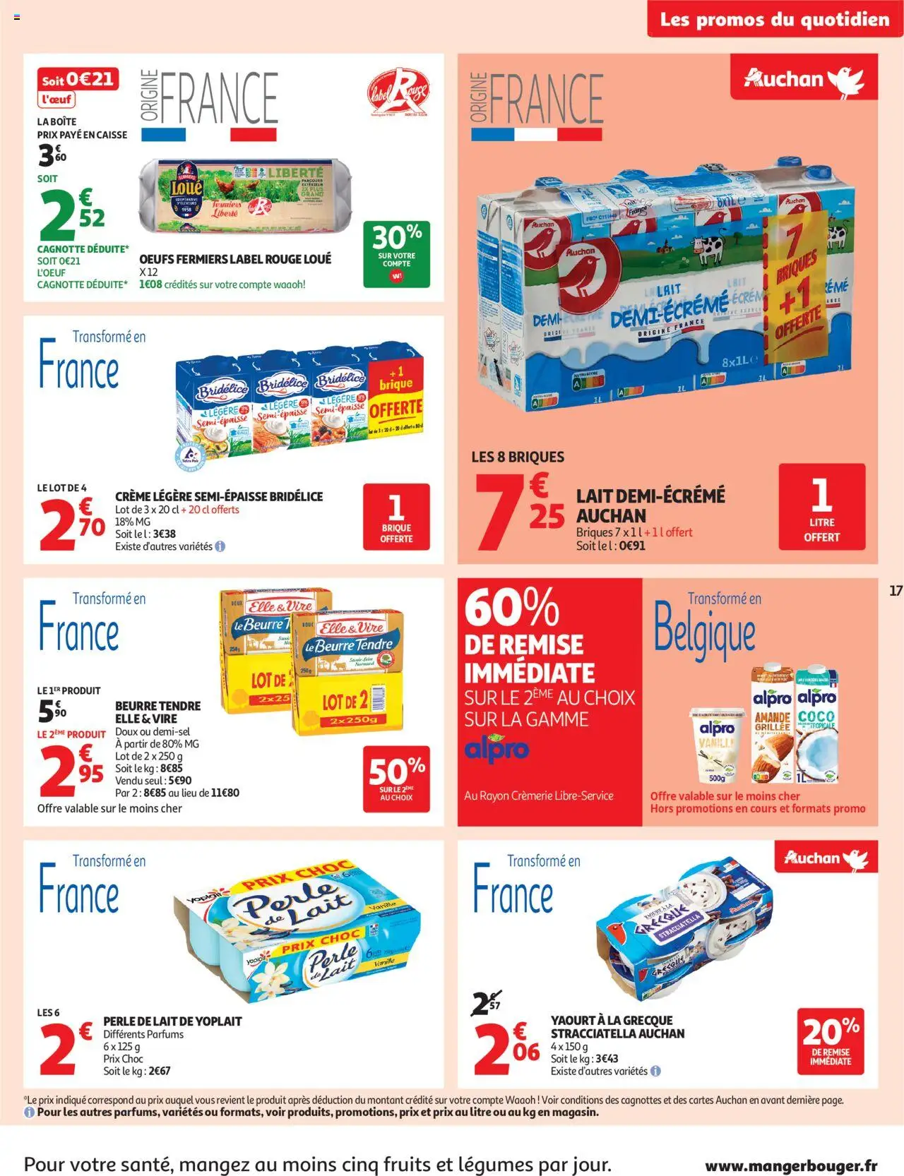  | Page: 17 | Produits: Yaourt à La Grecque, Lait, Yaourt, Œufs