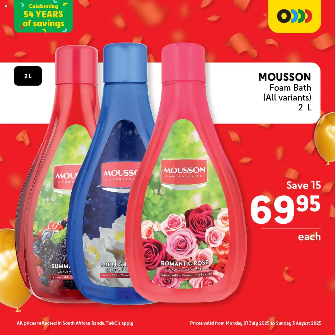 Makro Birthday Price-Drop Personal Care │ valid from 21.07.2025 | Page: 2 | Products: Bath, Foam