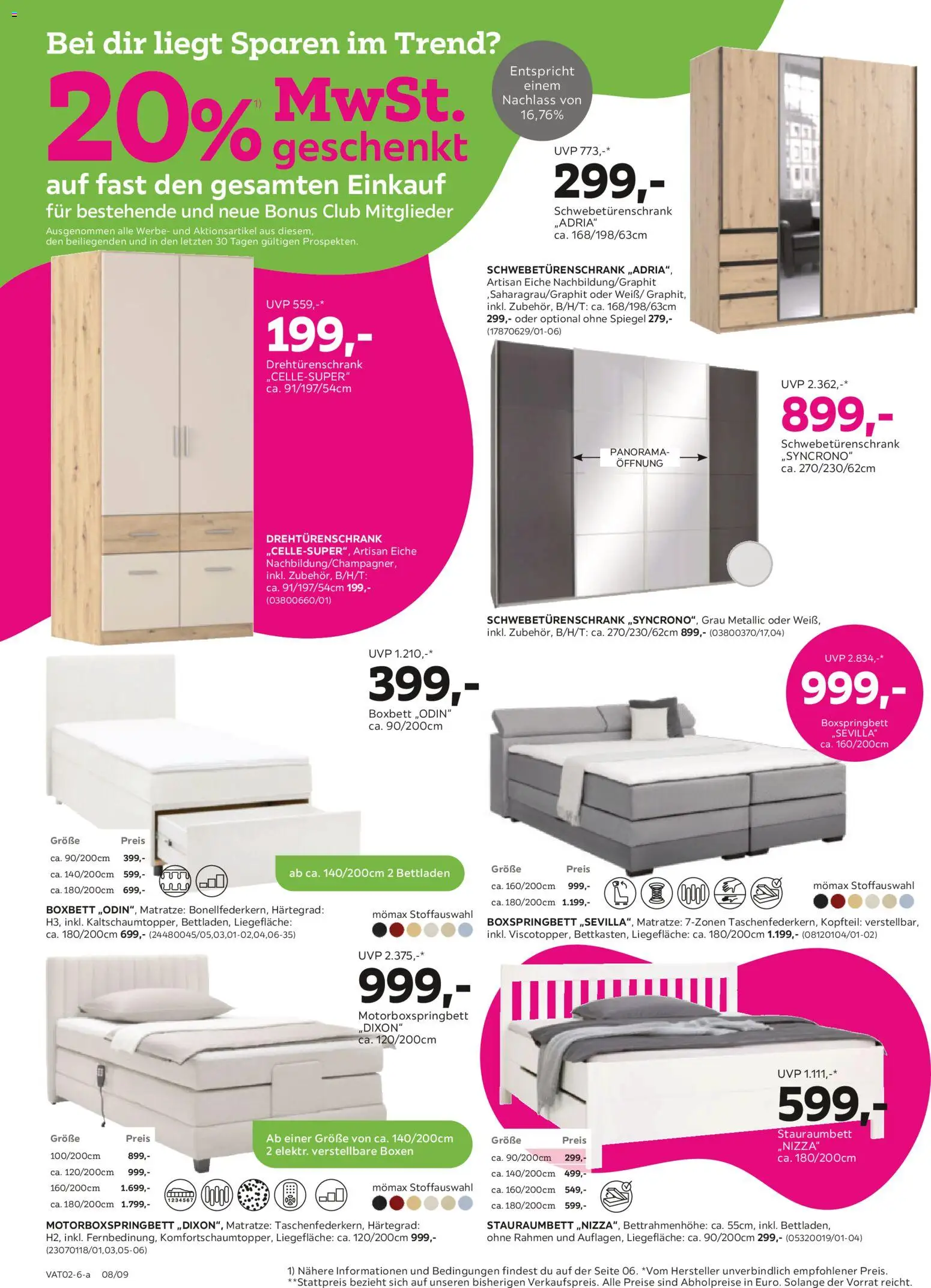 Mömax Prospekt aktuell gültig ab 27.01.2026 | Seite: 8 | Produkte: Matratze, Spiegel