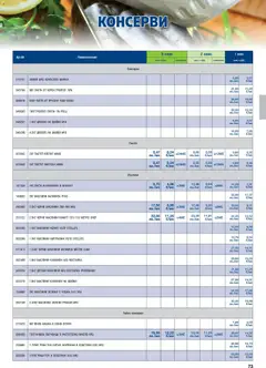 Преглед на METRO брошура - ХоРеКа: Хранителни стоки - Офертите са валидни от 01.11.2025 | Страница: 73