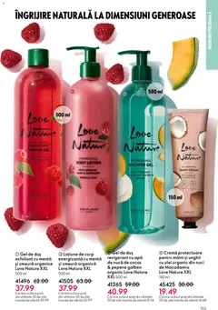 Ofertele Oriflame valabile de la 03.12.2025 | Pagină: 133 | Produse: Zmeură, Exfoliant, Body, Nuci
