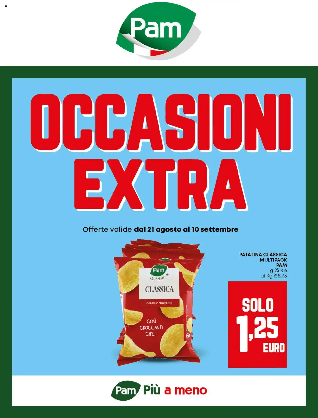 Volantino PAM del 21.08.2025 | Pagina: 1 | Prodotti: Tè