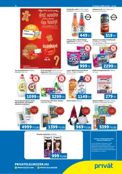 PRIVÁT Akciós újság - amely érvényes a következő dátumtól: 04.12.2025 | Oldal: 4